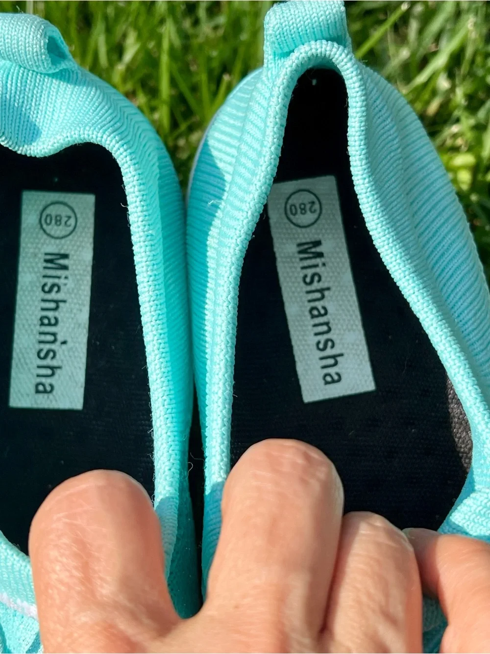 Mishansha Light Teal Aqua Running Athletic Sneakers Tennis Shoe Women 11 nurse